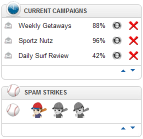 Dynamic Progress Meter, concurrent mailings and Member's Spam Strikes.